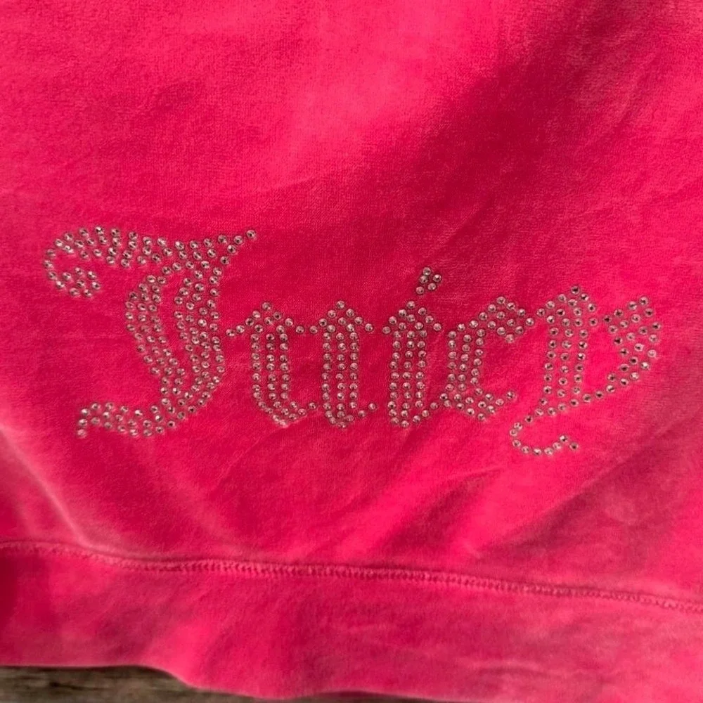Juicy Couture OG Big bling velour Women's Size M hoodie - Picture 6 of 6